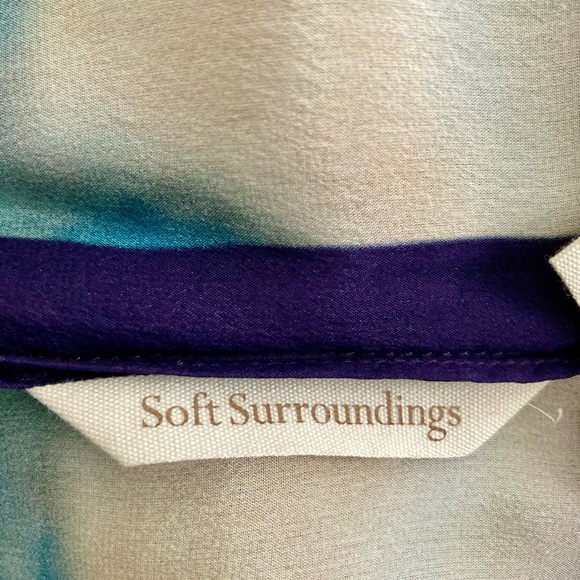 Soft Surroundings Silk Kimono PXL - Picture 4 of 4